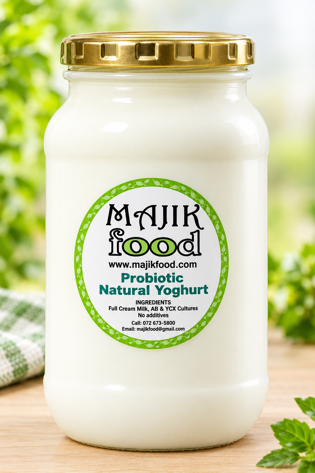Natural Probiotic Yoghurt